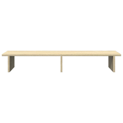 Supporto Monitor Rovere Sonoma 100x27x15 cm Legno Multistrato
