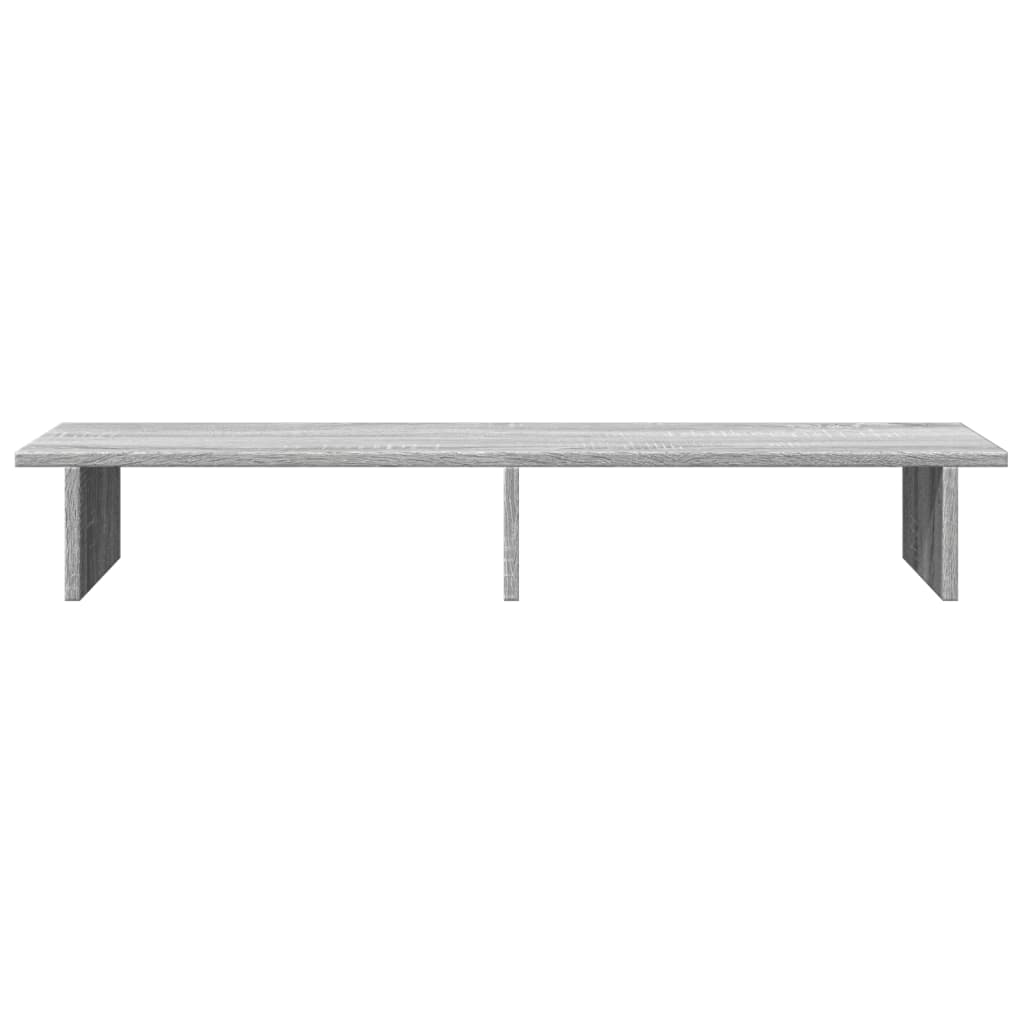 Supporto per Monitor Grigio Sonoma 100x27x15 cm in Truciolato