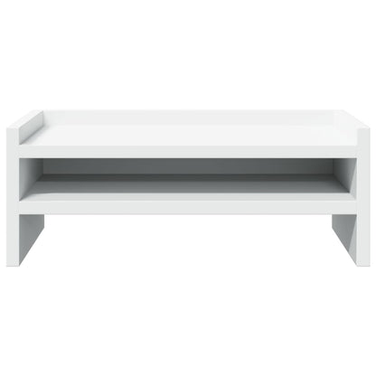 Supporto per Monitor Bianco 42x24x16 cm in Legno Multistrato