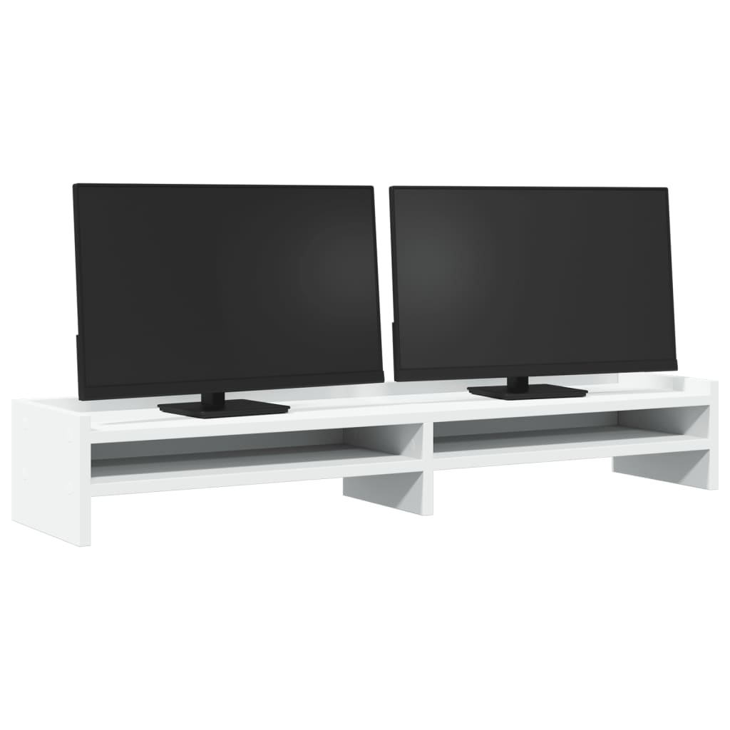 Supporto per Monitor Bianco 100x24x16 cm in Truciolato