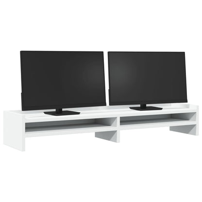 Supporto per Monitor Bianco 100x24x16 cm in Truciolato