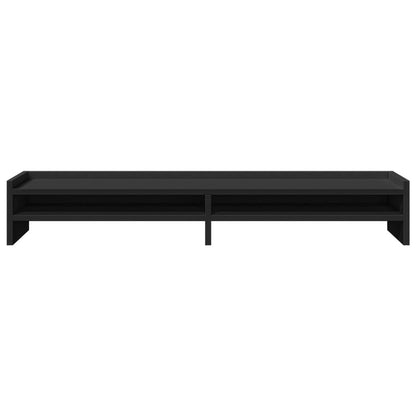 Supporto per Monitor Nero 100x24x16 cm in Legno Multistrato