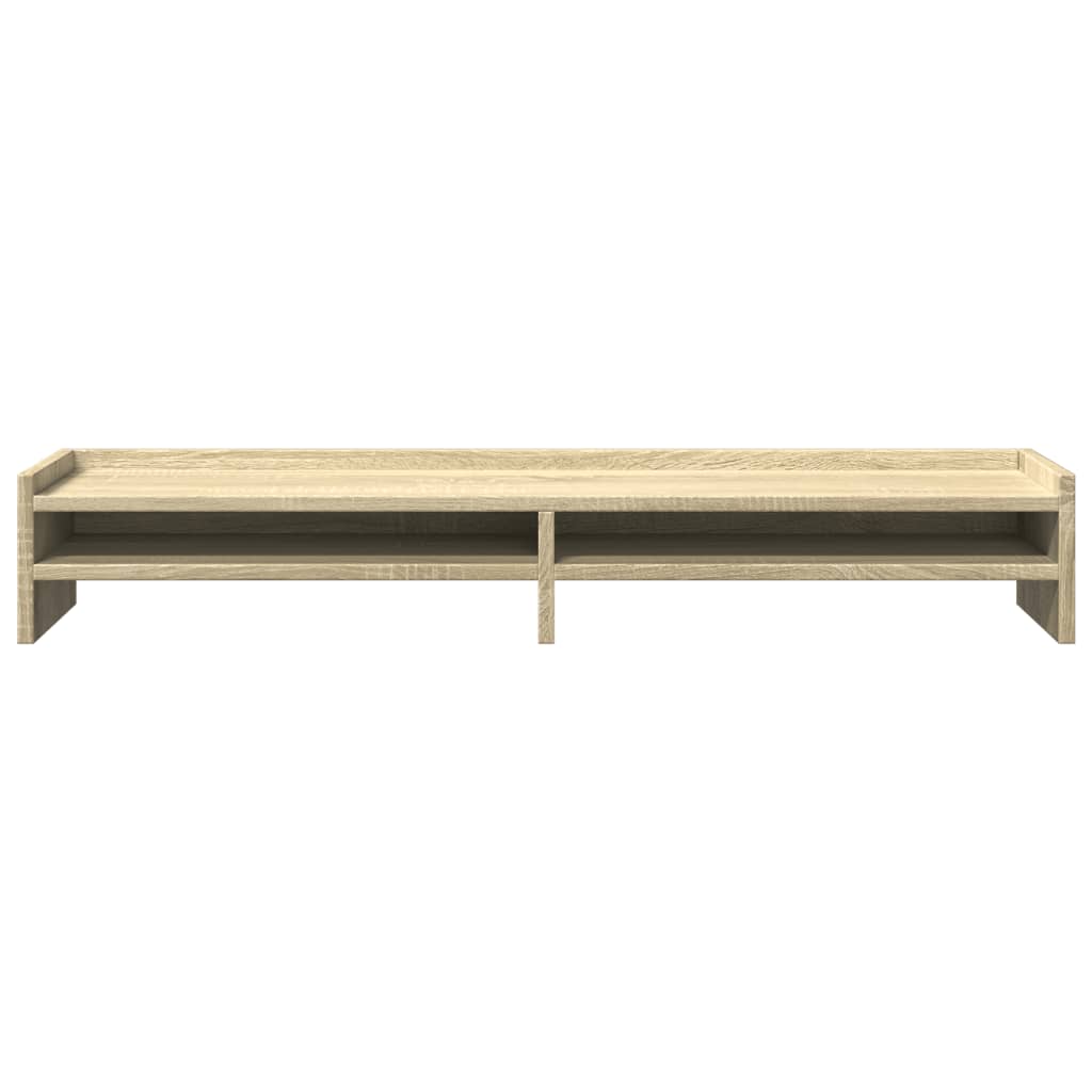 Supporto Monitor Rovere Sonoma 100x24x16 cm Legno Multistrato