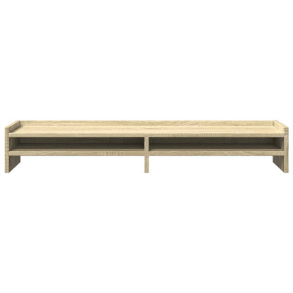 Supporto Monitor Rovere Sonoma 100x24x16 cm Legno Multistrato