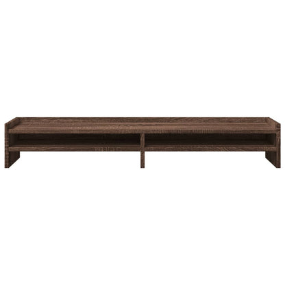 Supporto Monitor Rovere Marrone 100x24x16 cm Legno Multistrato
