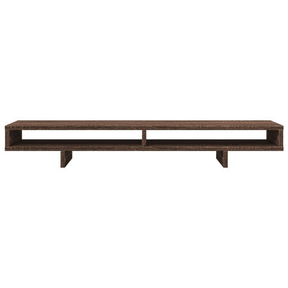 Supporto per Monitor Rovere Marrone 100x27x15 cm in Truciolato