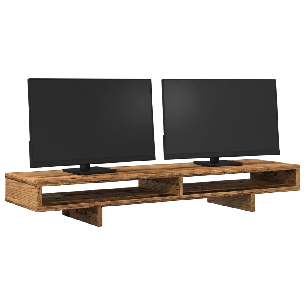 Supporto per Monitor Legno Vecchio 100x27x15cm in Truciolato
