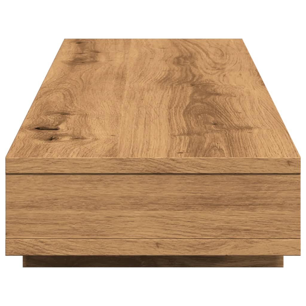 Supporto per Monitor Rovere Artigianale 100x27x15 cm Truciolato