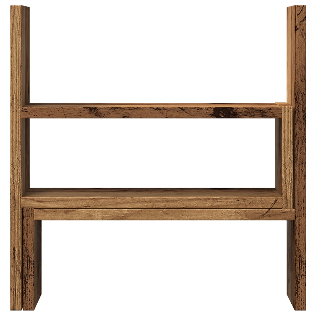 Organizer Scrivania Legno Antico 40x17x41 cm in Truciolato