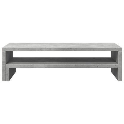 Supporto per Monitor Grigio Cemento 54x22x15 cm in Truciolato