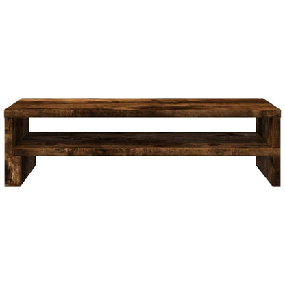 Supporto per Monitor Rovere Fumo 54x22x15 cm in Truciolato