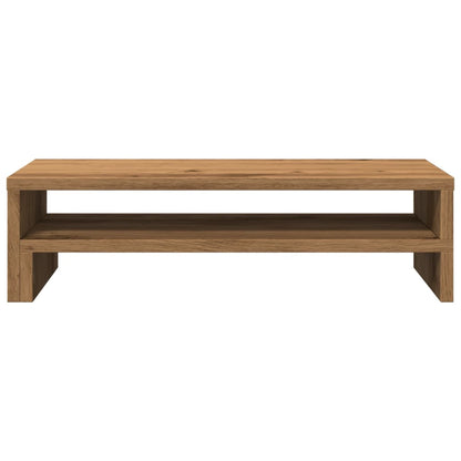Supporto per Monitor Rovere Artigianale 54x22x15 cm Truciolato