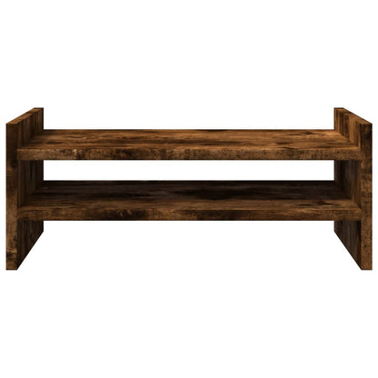 Supporto per Monitor Rovere Fumo 50x27x20 cm in Truciolato