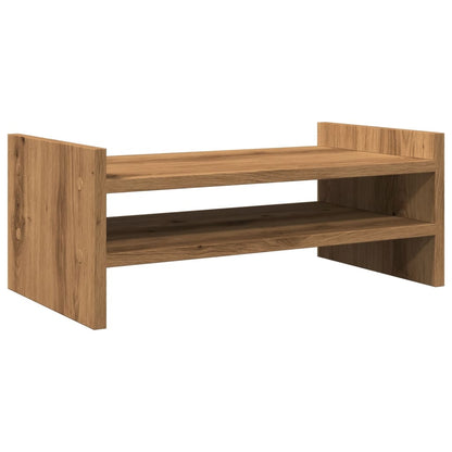 Supporto per Monitor Rovere Artigianale 50x27x20 cm Truciolato