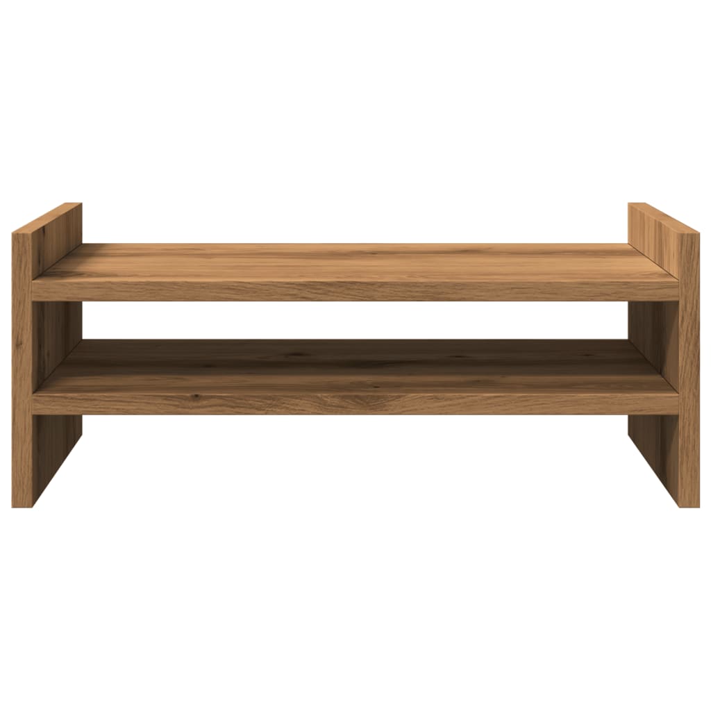 Supporto per Monitor Rovere Artigianale 50x27x20 cm Truciolato