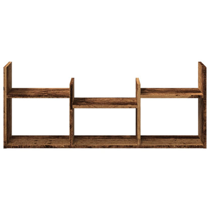 Mobile a Parete 100x18x40 cm Legno Antico in Legno Multistrato