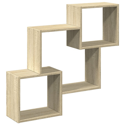 Mobile a Parete 78x18x71 cm Rovere Sonoma in Legno Multistrato