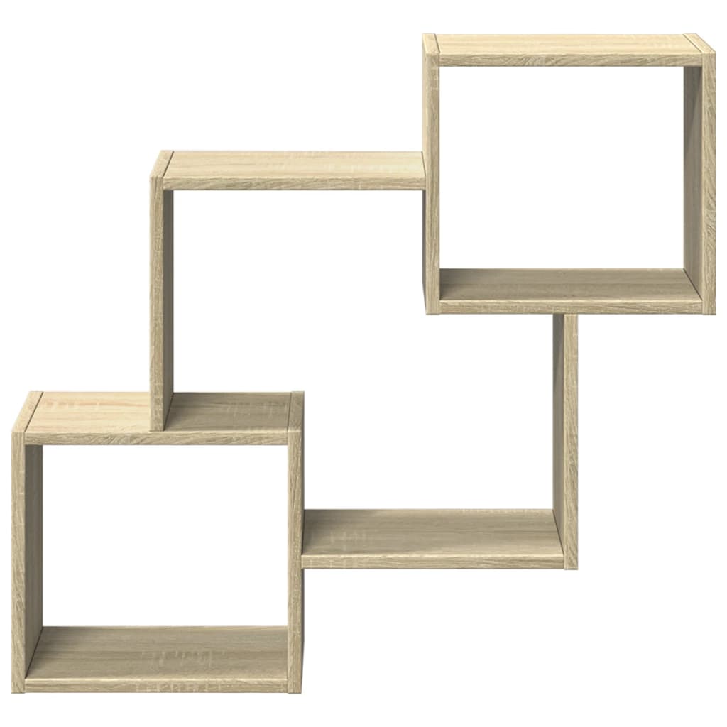 Mobile a Parete 78x18x71 cm Rovere Sonoma in Legno Multistrato