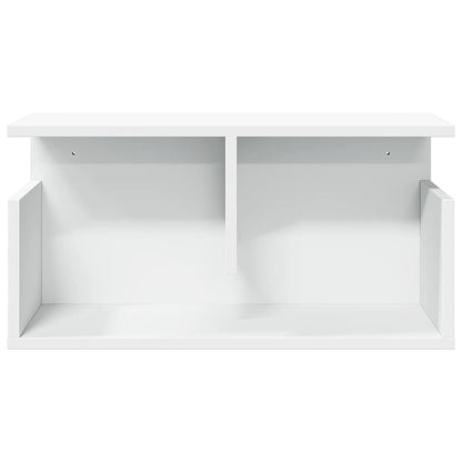 Mobile a Parete 60x20x30 cm Bianco in Truciolato