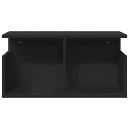 Mobile a Parete 60x20x30 cm Nero in Truciolato