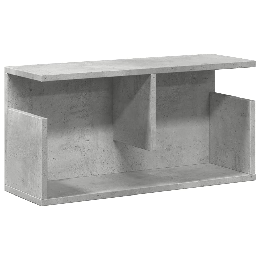 Mobile a Parete 60x20x30 cm Grigio Cemento in Truciolato
