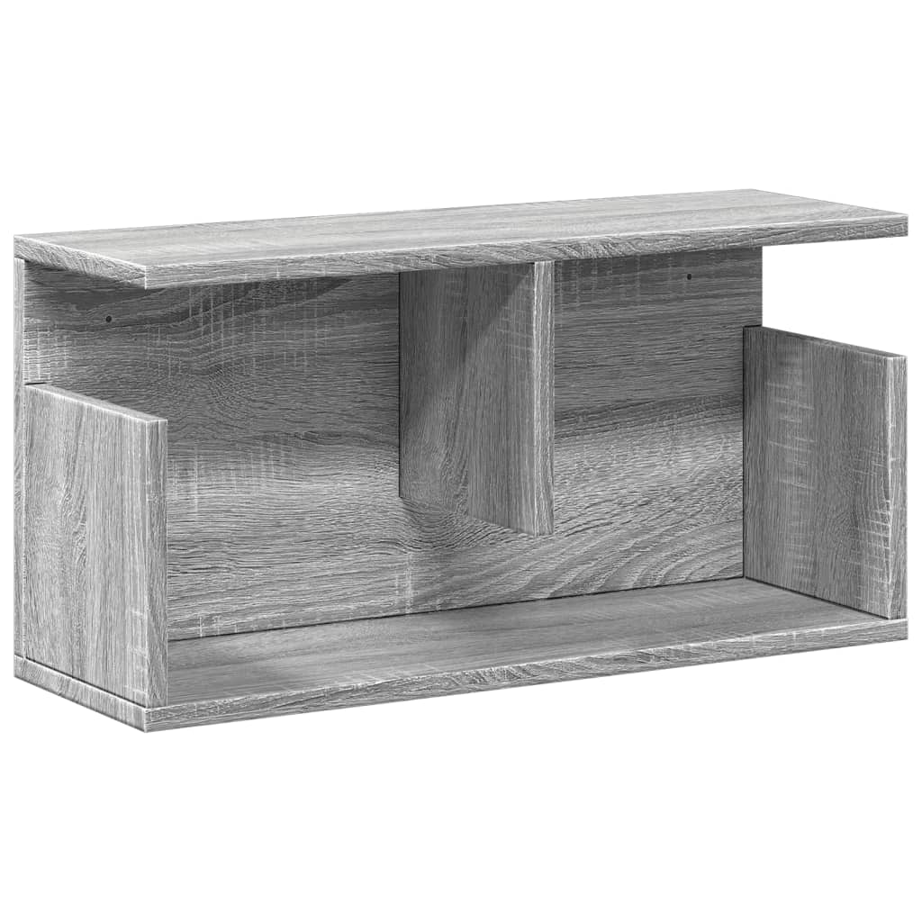 Mobile a Parete 60x20x30 cm Grigio Sonoma in Truciolato