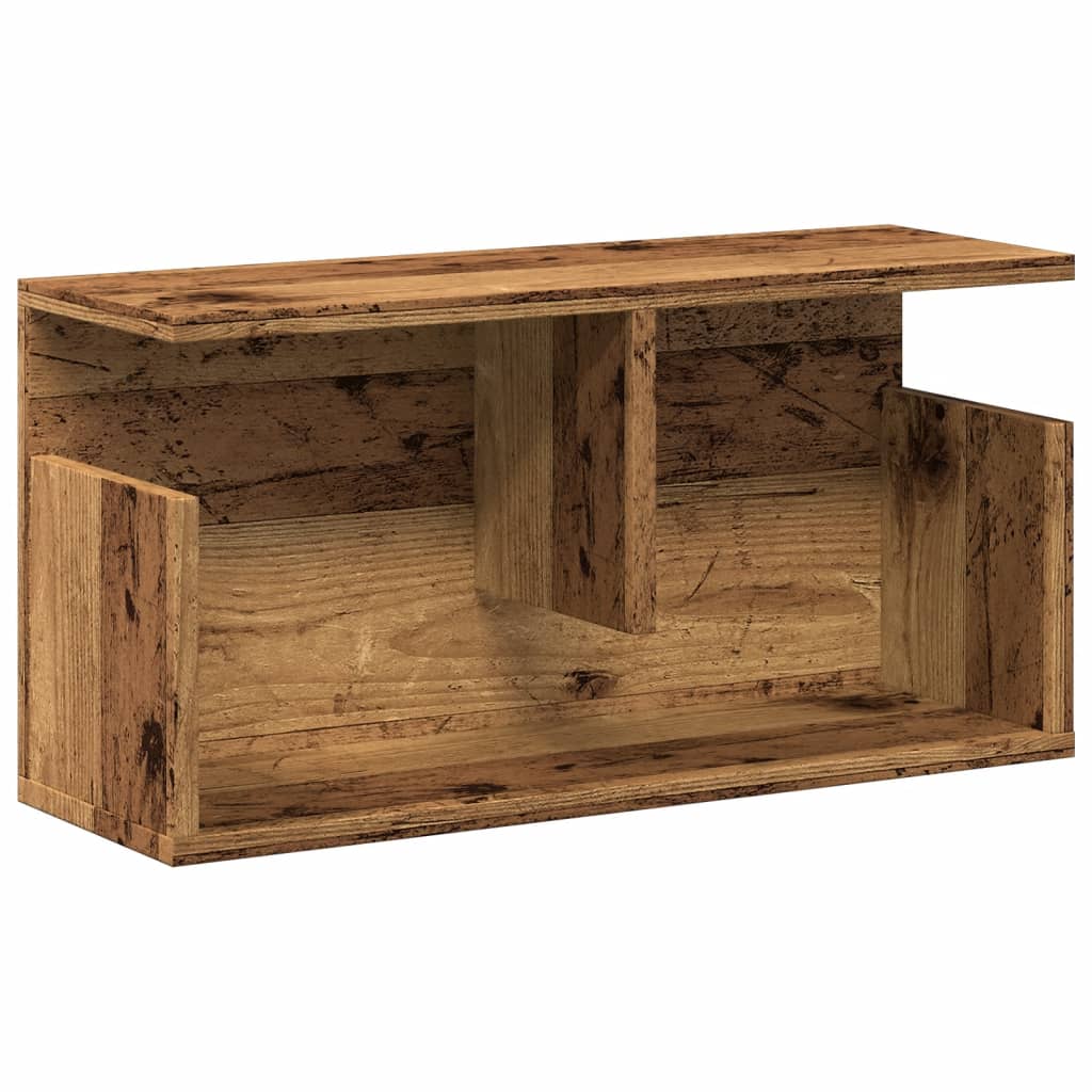 Mobile a Parete 60x20x30 cm Legno Antico in Truciolato