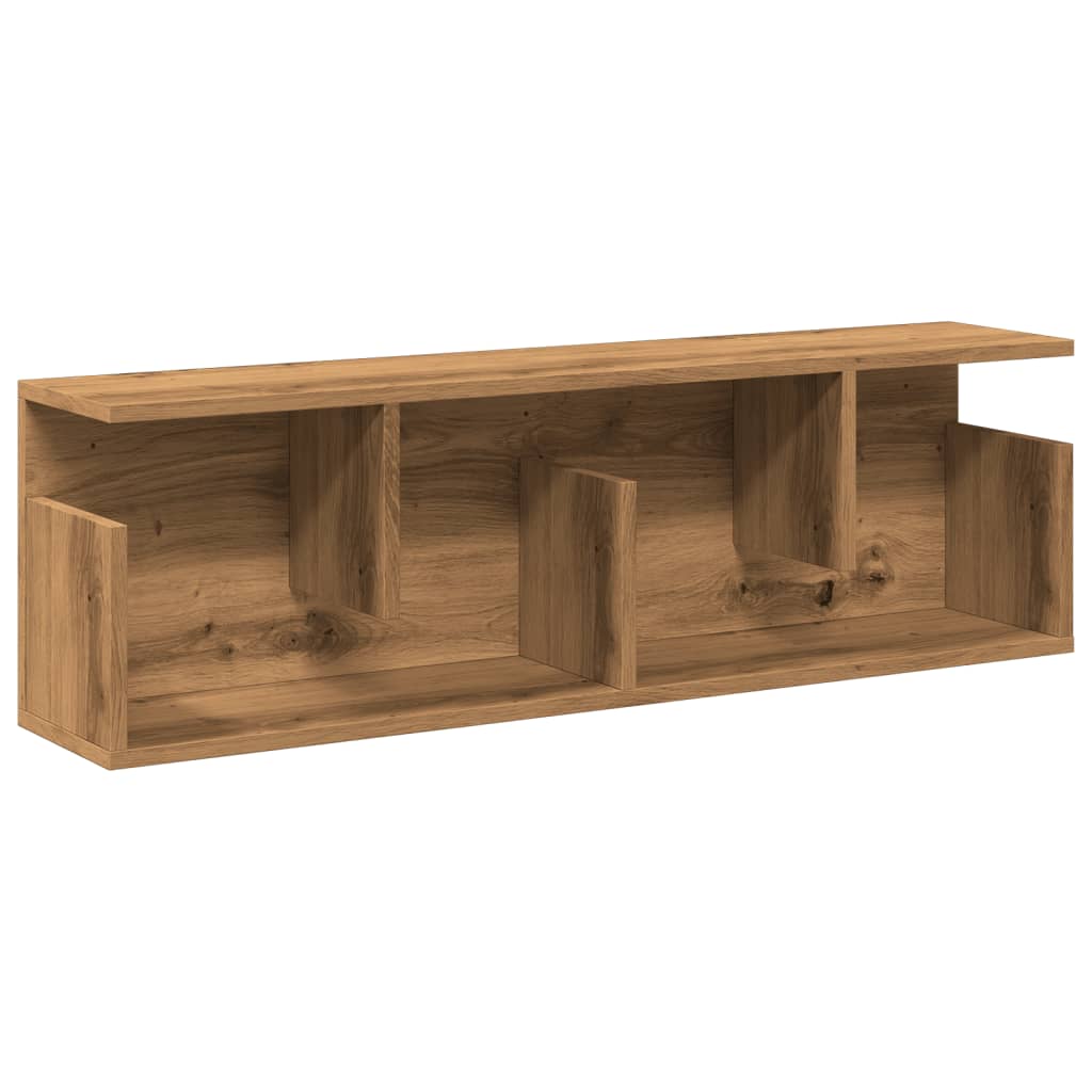 Mobile a Parete 100x20x30 cm Artigianale in Legno Multistrato