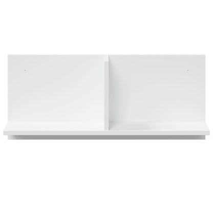 Mobile a Parete 70x16,5x30 cm Bianco in Legno Multistrato