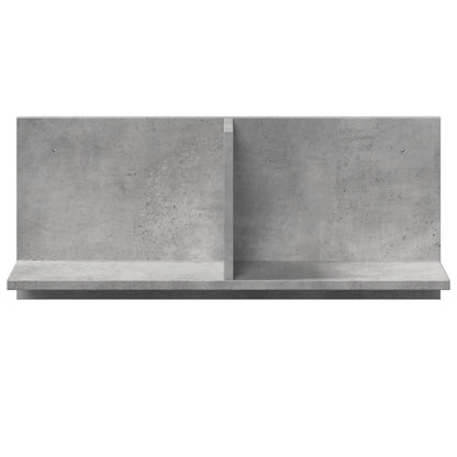 Mobile a Parete 70x16,5x30 cm Grigio Cemento Legno Multistrato