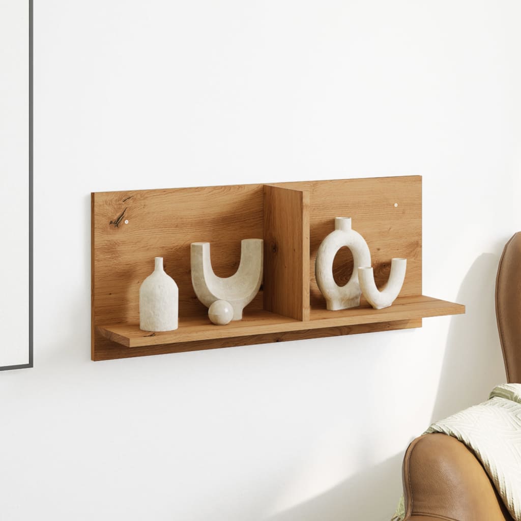 Mobile a Parete 70x16,5x30 cm Artigianale in Legno Multistrato
