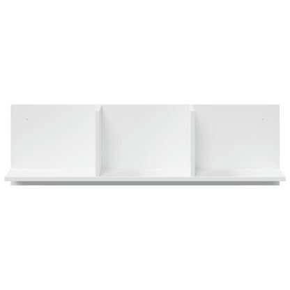 Mobile a Parete 100x16,5x30 cm Bianco in Truciolato