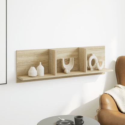 Mobile a Parete 100x16,5x30 cm Rovere Sonoma in Truciolato