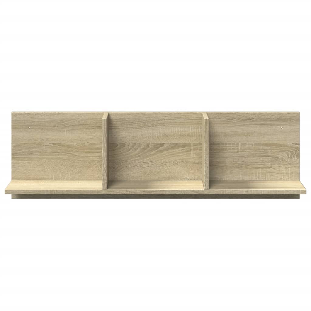 Mobile a Parete 100x16,5x30 cm Rovere Sonoma in Truciolato