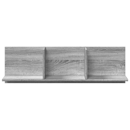 Mobile a Parete 100x16,5x30 cm Grigio Sonoma in Truciolato