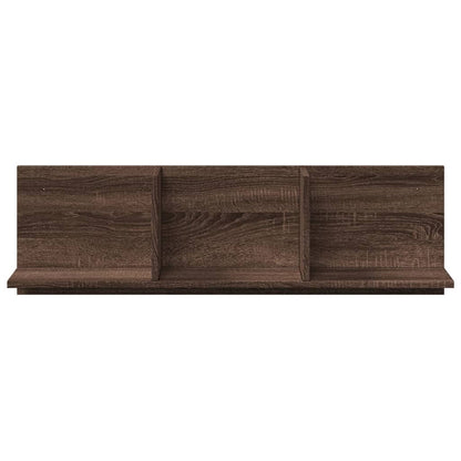 Mobile a Parete 100x16,5x30 cm Rovere Marrone in Truciolato