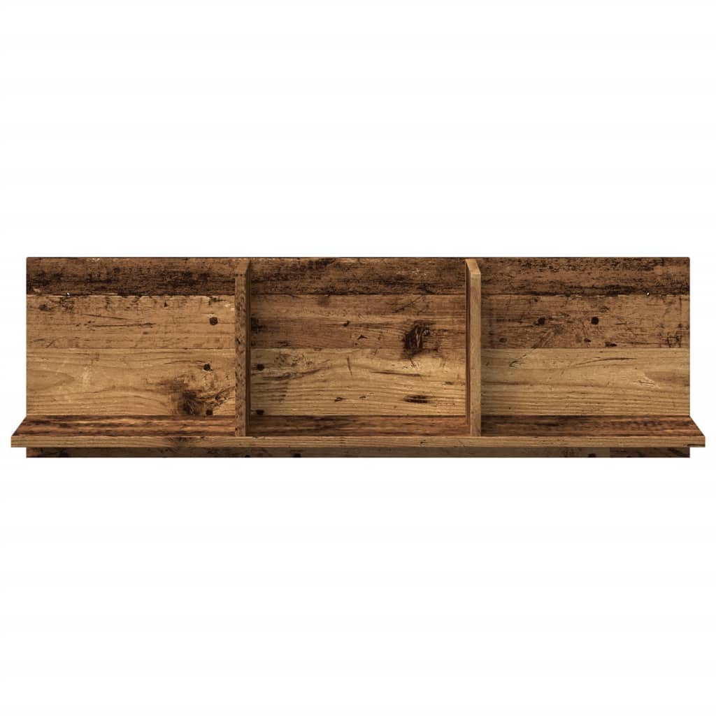 Mobile a Parete 100x16,5x30 cm Legno Antico in Truciolato