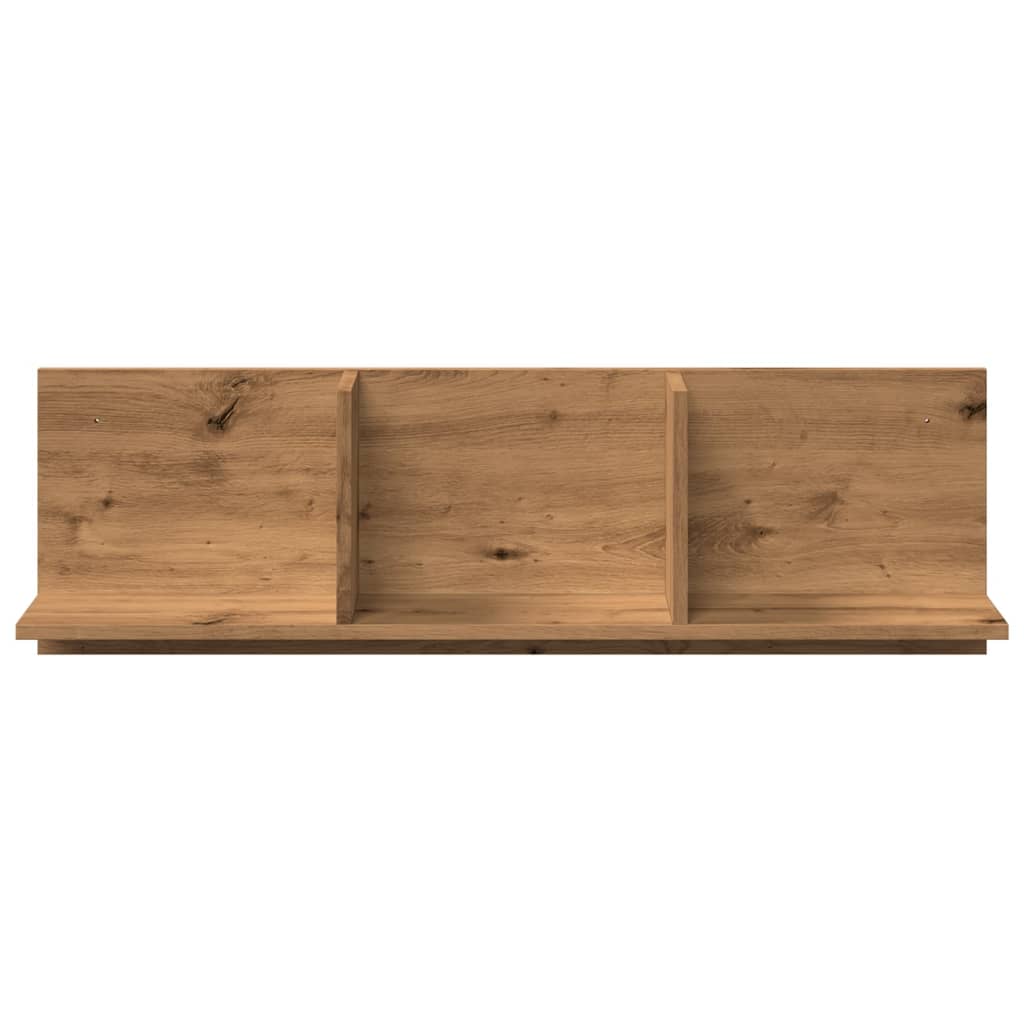 Mobile a Parete 100x16,5x30 cm Rovere Artigianale in Truciolato