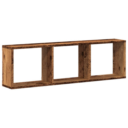 Mobile a Parete 100x16x30 cm Legno Antico in Legno Multistrato