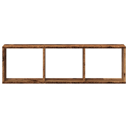 Mobile a Parete 100x16x30 cm Legno Antico in Legno Multistrato