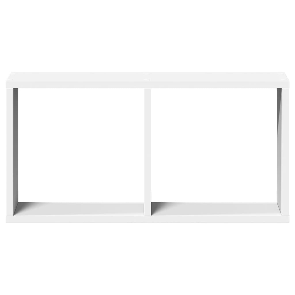 Mobile a Parete 60x16x30 cm Bianco in Legno Multistrato