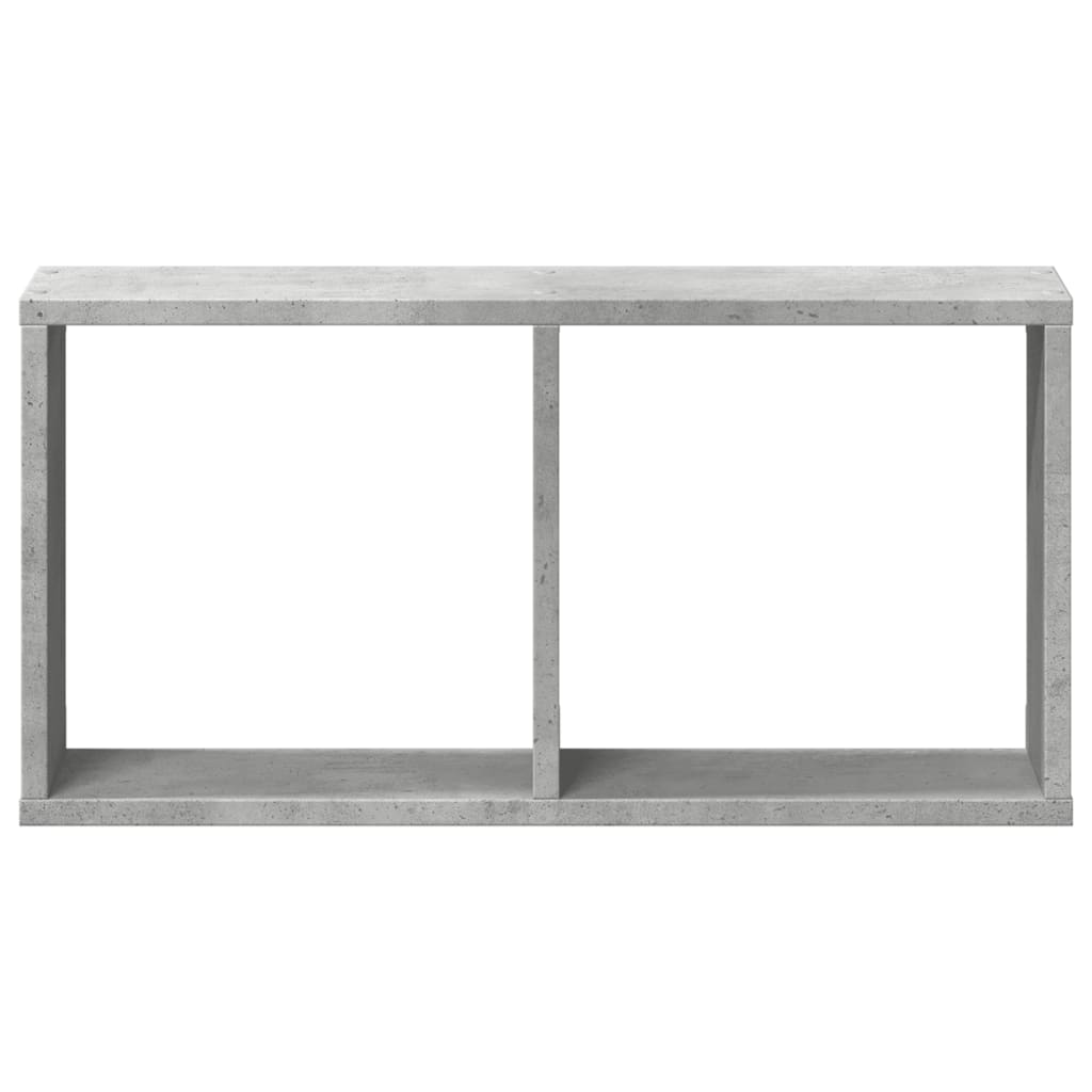 Mobile a Parete 60x16x30 cm Grigio Cemento in Legno Multistrato