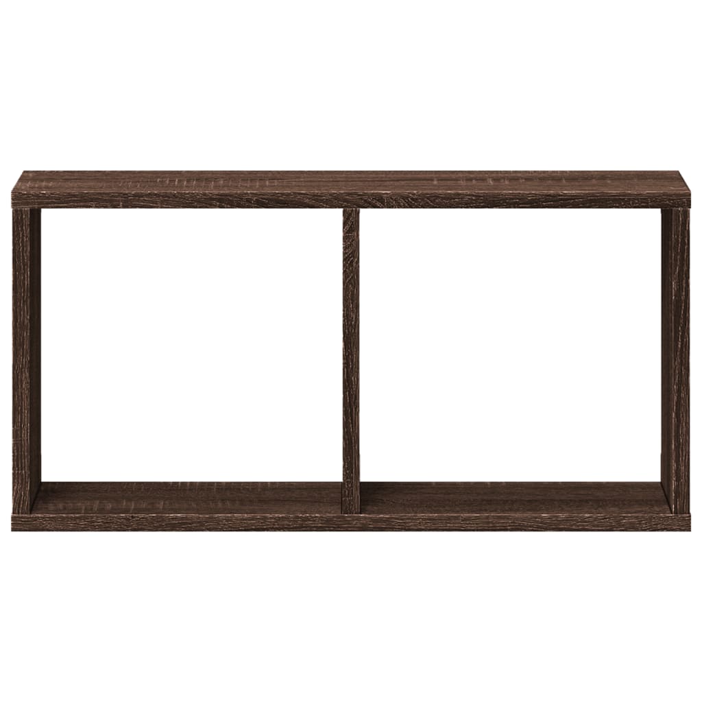 Mobile a Parete 60x16x30 cm Rovere Marrone in Legno Multistrato