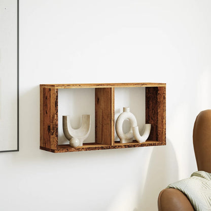 Mobile a Parete 60x16x30 cm Legno Antico in Legno Multistrato
