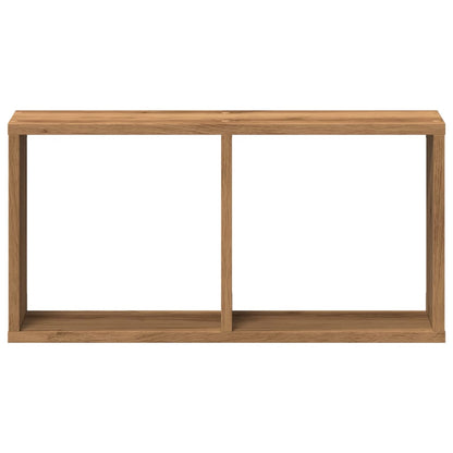 Mobile a Parete 60x16x30cm Rovere Artigianale Legno Multistrato