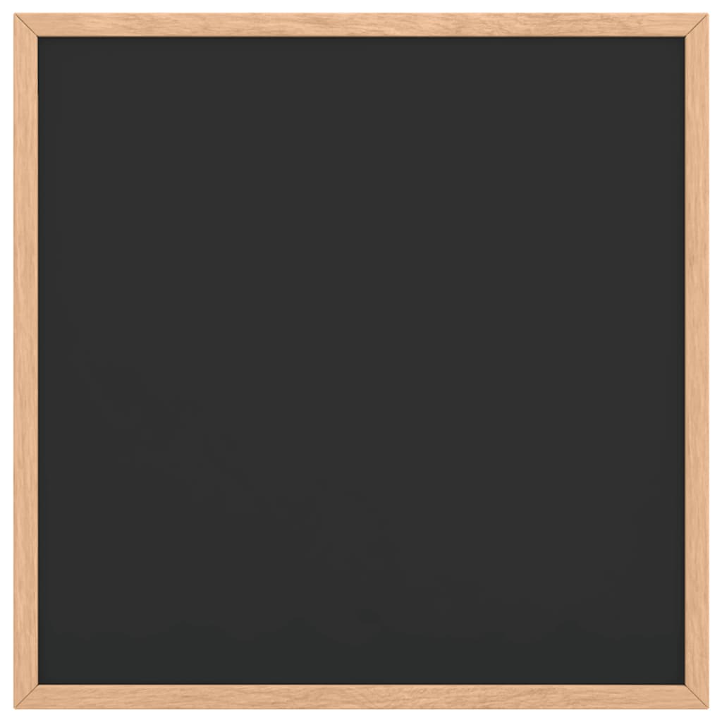 Lavagna con Cornice in Legno Massello di Pino Nero 40x40 cm