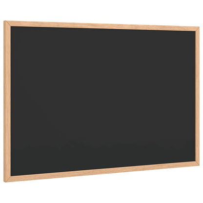 Lavagna con Cornice in Legno Massello di Pino Nero 60x40 cm