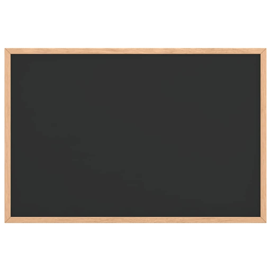 Lavagna con Cornice in Legno Massello di Pino Nero 60x40 cm
