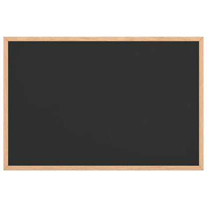 Lavagna con Cornice in Legno Massello di Pino Nero 60x40 cm