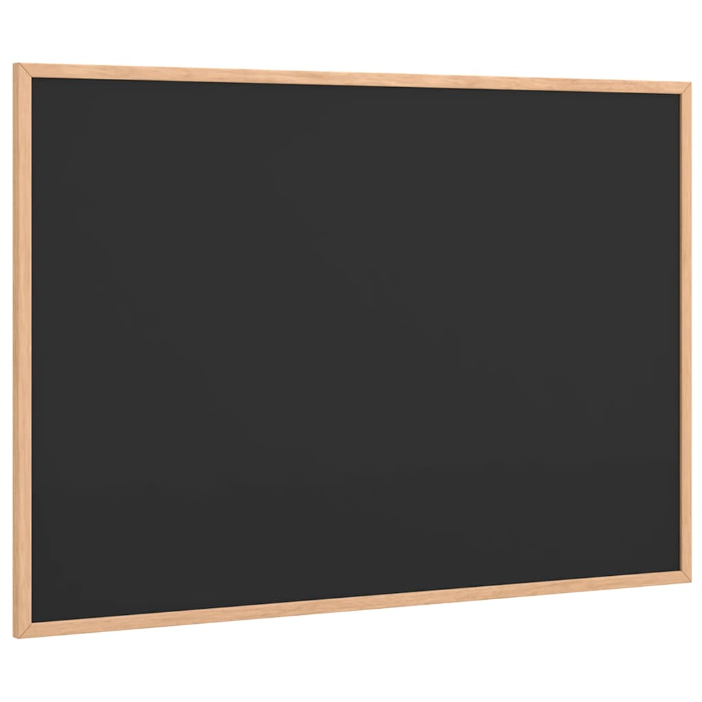 Lavagna con Cornice in Legno Massello di Pino Nero 80x55 cm
